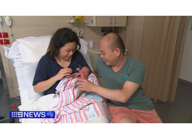 The first babies of 'Generation Beta' were born in Australia on New Year's Day.