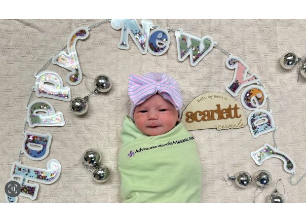 2025 starts with the birth of a baby girl, accompanied by the Counting Crows' music.