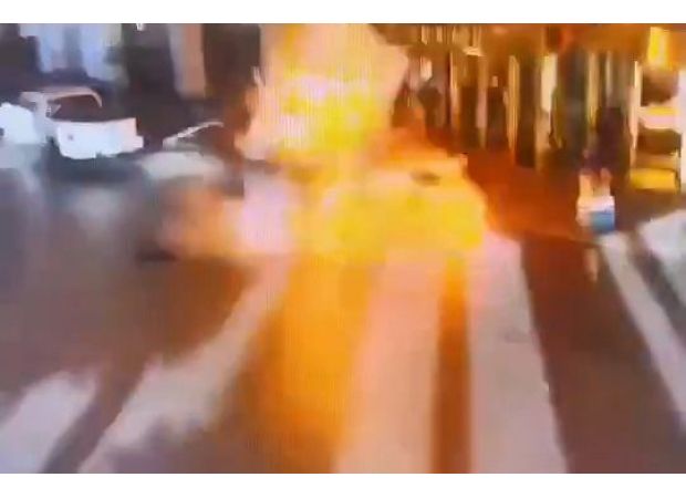 Possible terrorism at Trump Hotel Vegas as Cybertruck explodes.