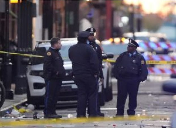 A driver intentionally crashes into New Year's celebrators in New Orleans, causing 10 deaths. FBI looking into possibility of terrorism.