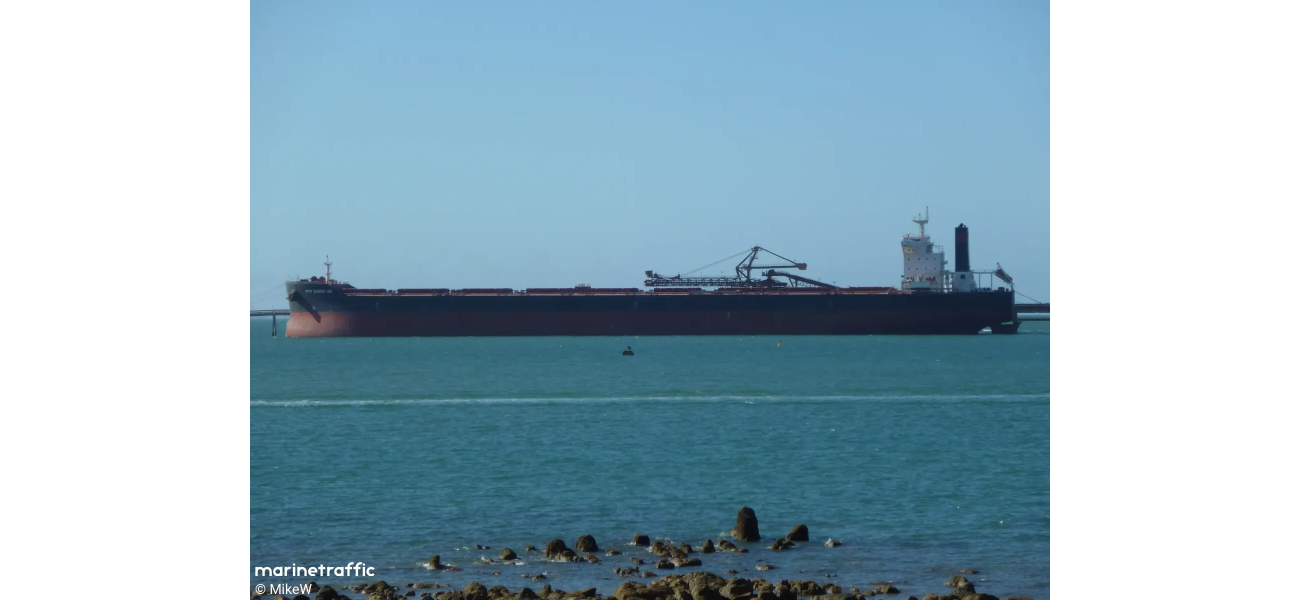 A crew member is unaccounted for on a Rio Tinto ship en route to Australia.