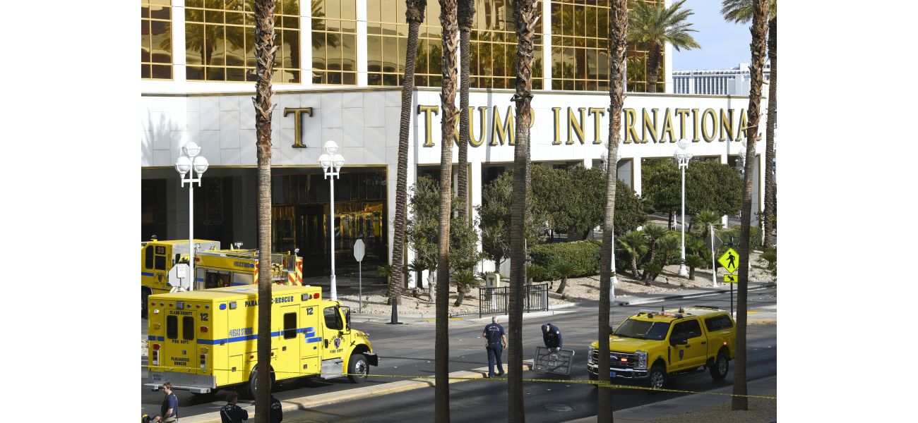 A rented truck from Colorado exploded near Trump Hotel in Vegas.