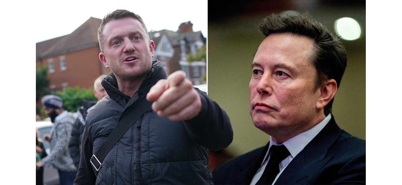 Elon Musk urges for Tommy Robinson's release in strange X post.