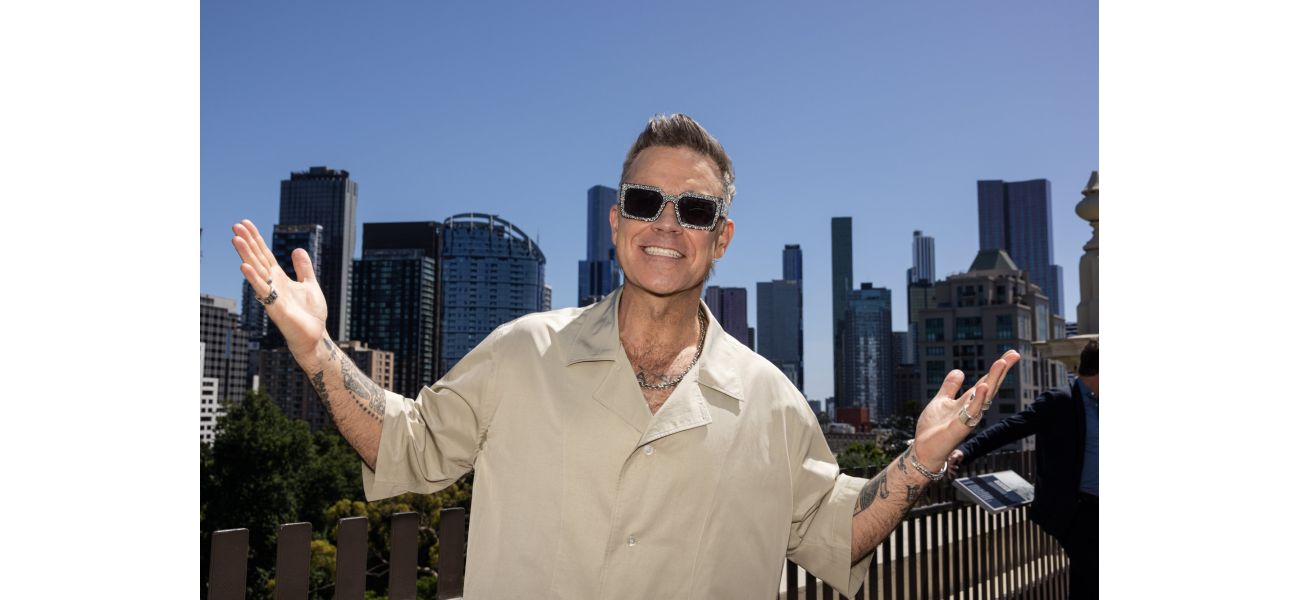 Robbie Williams makes humorous comment about aggressive menopausal women during concert.