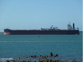 A crew member is unaccounted for on a Rio Tinto ship en route to Australia.
