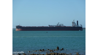 A crew member is unaccounted for on a Rio Tinto ship en route to Australia.