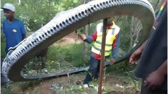 Mysterious space debris crashes in village, causing fear of apocalypse.