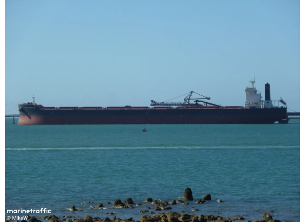 A crew member is unaccounted for on a Rio Tinto ship en route to Australia.