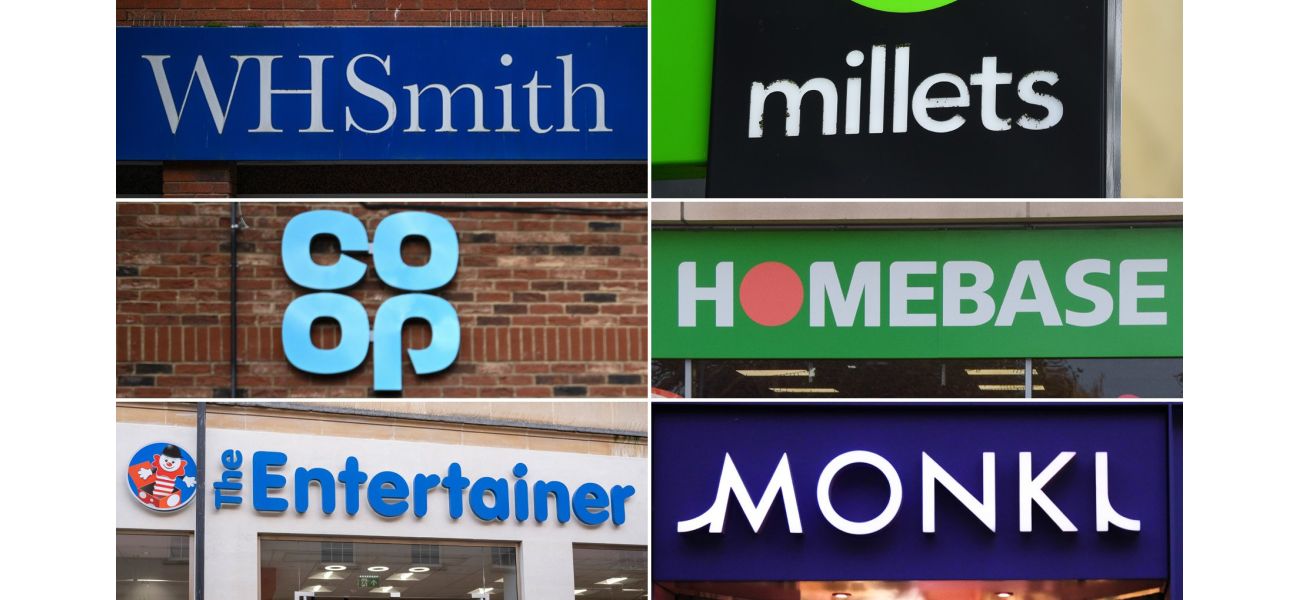 By 2025, a comprehensive list of all the high street stores that will be closing down has been revealed.