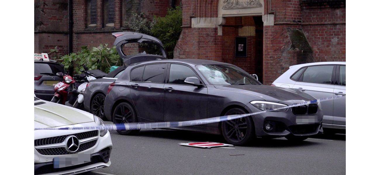 A man yelled racist insults at a steward before driving into a crowd on New Year's Eve.