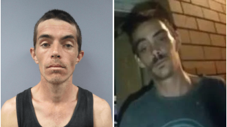 Suspects in woman's murder believed to be hiding in New South Wales forest.