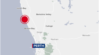 A woman has died and two others were hurt in a collision at a beach on the coast of Western Australia.