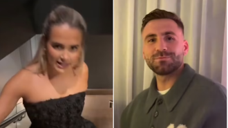 Manchester United supporters criticize Luke Shaw for attending a party with Molly-Mae Hague while injured.