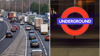 Travel disruptions on M25 and Underground causing delays for London commuters.