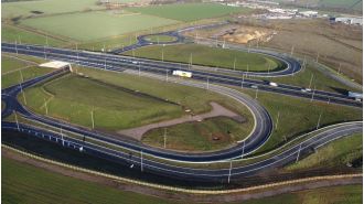 Infant killed in car accident when vehicle swerves off road and hits tree.