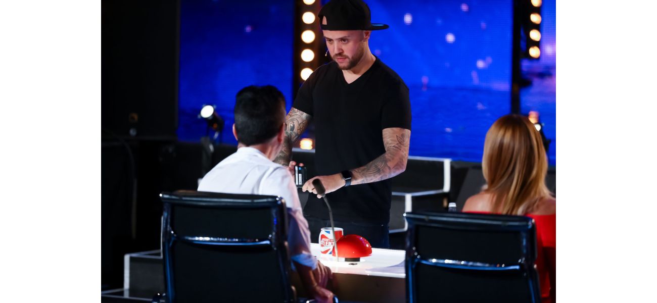 British talent show contestant reveals he has lost 60% of his cornea due to burns.