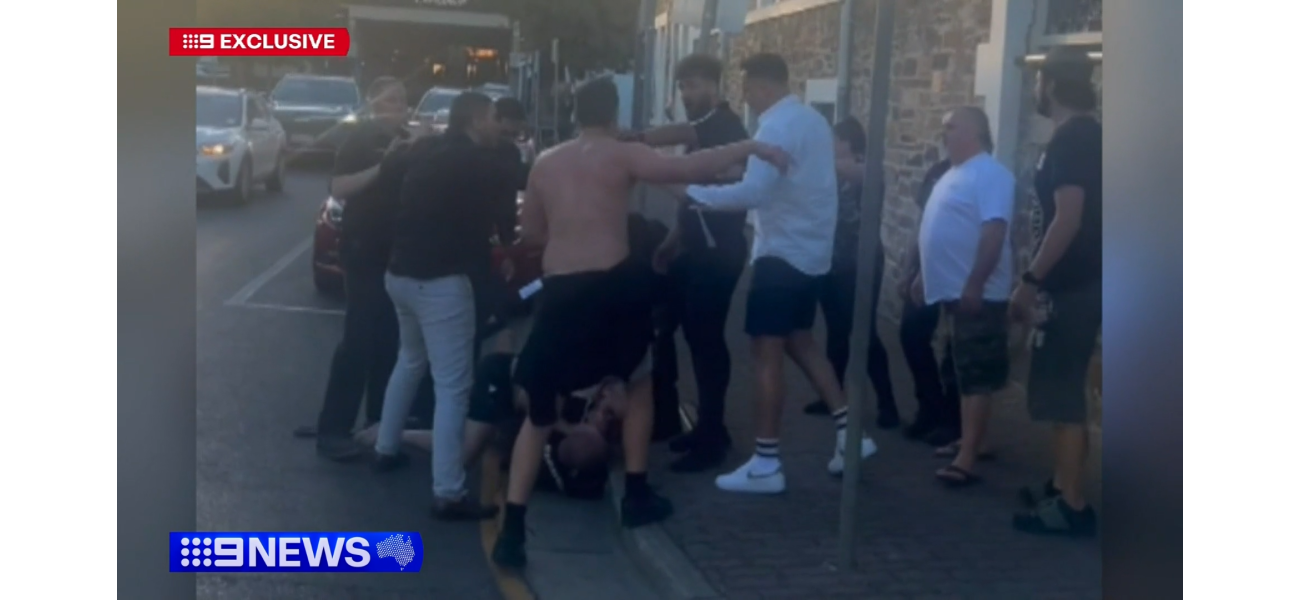 Three people have been charged following a violent fight at a beach in Adelaide.
