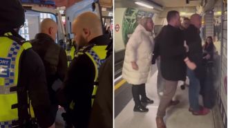 Londoners angry at thief caught in Tube station