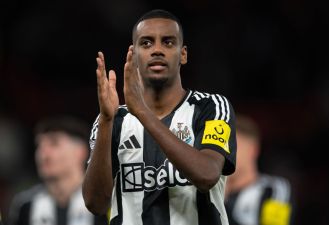 Eddie Howe responds to Paul Merson's suggestion of Arsenal signing Alexander Isak from Newcastle.