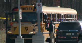 A 4-year-old boy was fatally struck by a school bus on his first day back from holiday break.