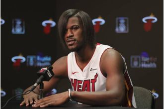 NBA player Jimmy Butler asks to be traded from the Miami Heat.