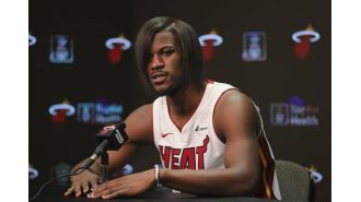 NBA player Jimmy Butler asks to be traded from the Miami Heat.
