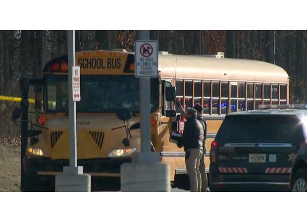 A 4-year-old boy was fatally struck by a school bus on his first day back from holiday break.