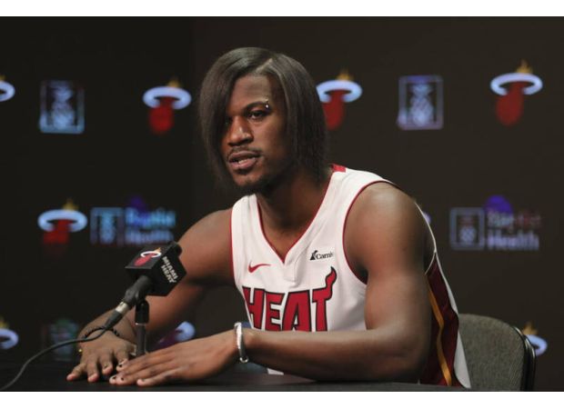 NBA player Jimmy Butler asks to be traded from the Miami Heat.