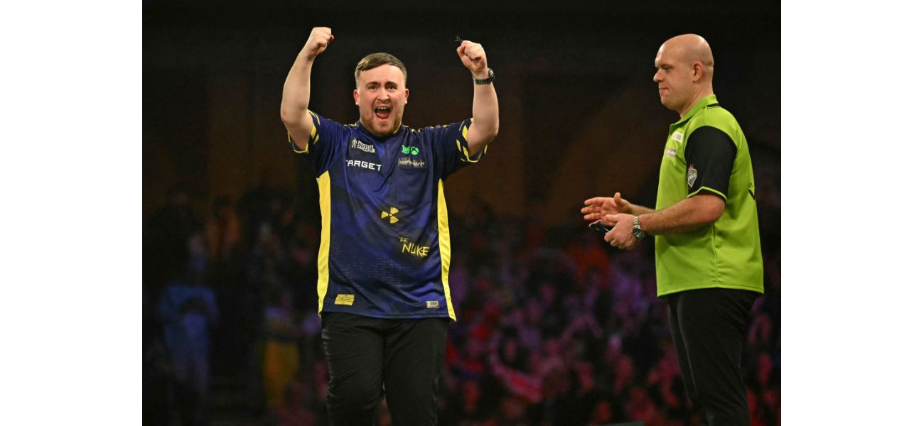 Luke Littler shares Michael van Gerwen's words after his World Darts Championship win.