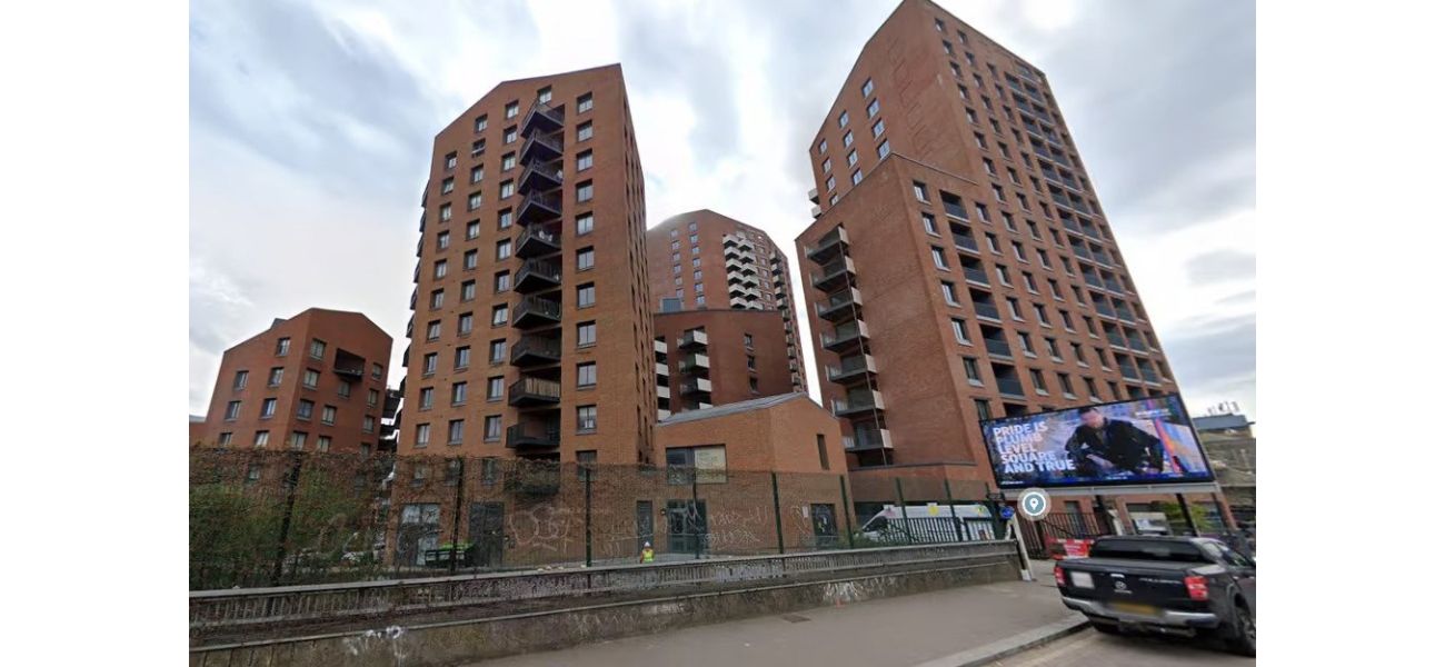A man in his thirties has died due to a fall from a building in east London.