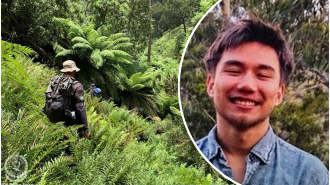 Search continues for lost hiker after 8 days.
