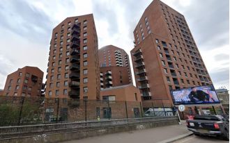 A man in his thirties has died due to a fall from a building in east London.
