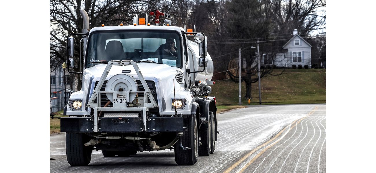 Wintry conditions cause drivers to lose control and get into accidents in central US, with the weather system expected to move east.