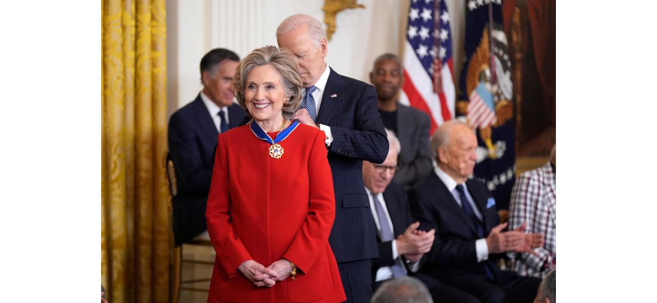 Clinton, Soros and Washington awarded top US civilian honor.