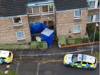 80-year-old man arrested for suspected murder of fellow elderly resident in apartment.