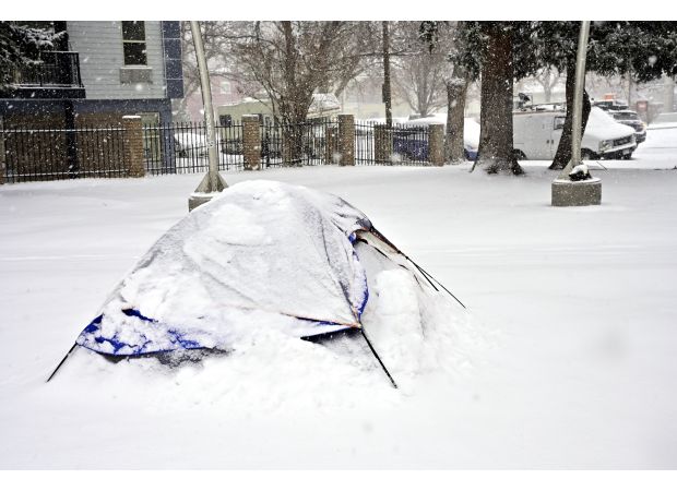 Denver is keeping its homeless shelter open longer in anticipation of snow and low temperatures.