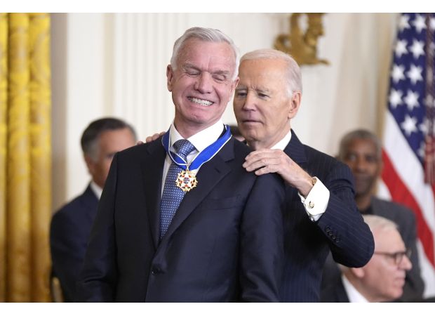 Tim Gill, a Denver tech millionaire and activist, was awarded the Presidential Medal of Freedom.