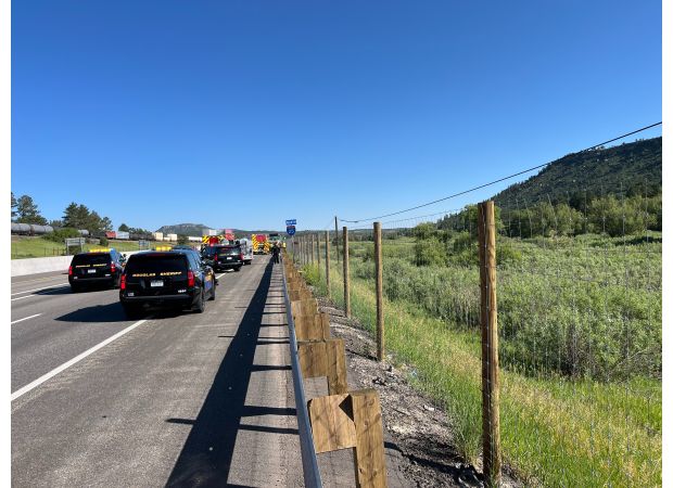 An airplane crashed near Larkspur while practicing emergency protocols.