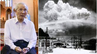 A peaceful protester who lived through the Nagasaki nuclear explosion has passed away at 93 years old.