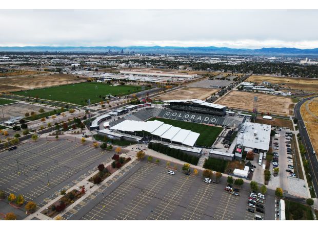 Dick's Sporting Goods Park, built almost 18 years ago, has not had the same positive impact on Commerce City as Coors Field had on LoDo.