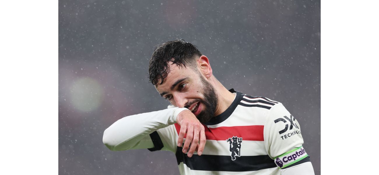 Man Utd's Bruno Fernandes disappointed despite draw with Liverpool and criticizes team.