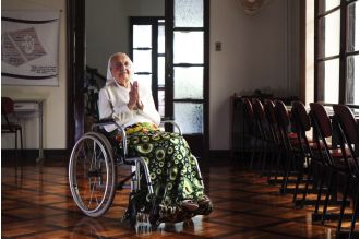 A Brazilian nun, who taught the country's last dictator, has become the world's new oldest person.