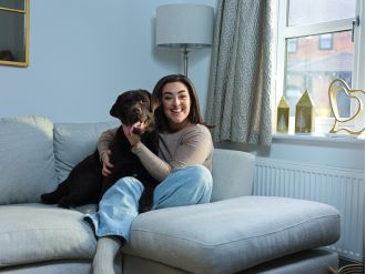 A woman's bowel cancer is cured with a liver transplant, a first in the UK.