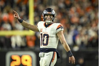 The time for the Broncos vs. Bills wild-card game in the NFL playoffs has been determined.
