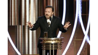 Ricky Gervais shares shocking potential jokes for hosting 2025 Golden Globes.