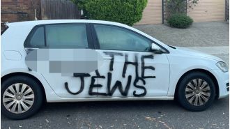 Sydney police probe anti-Semitic graffiti in eastern part of the city.
