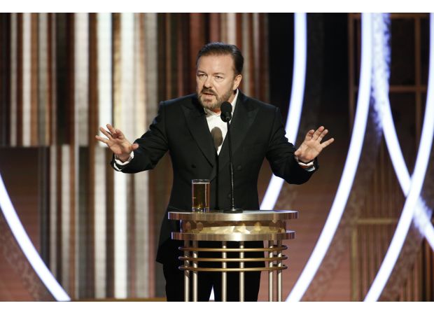 Ricky Gervais shares shocking potential jokes for hosting 2025 Golden Globes.