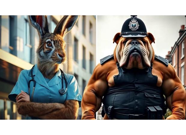 Labour made a strange campaign video showcasing huge computer-generated animals.