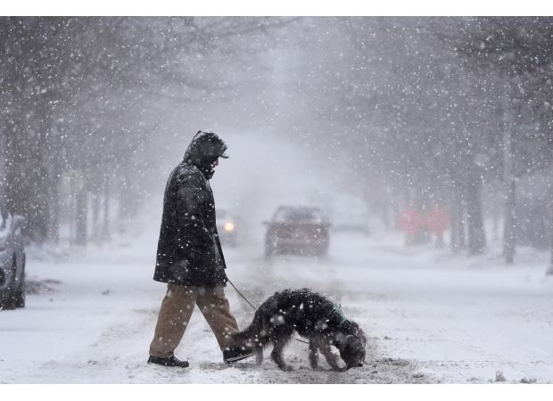 Expect traffic delays in Illinois on Monday due to snow caused by a strong winter storm hitting the southern region the hardest.