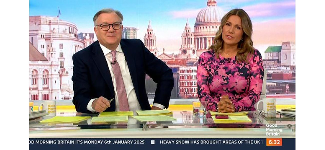 Susanna Reid debuts a striking new appearance, but her colleague on Good Morning Britain is not impressed.